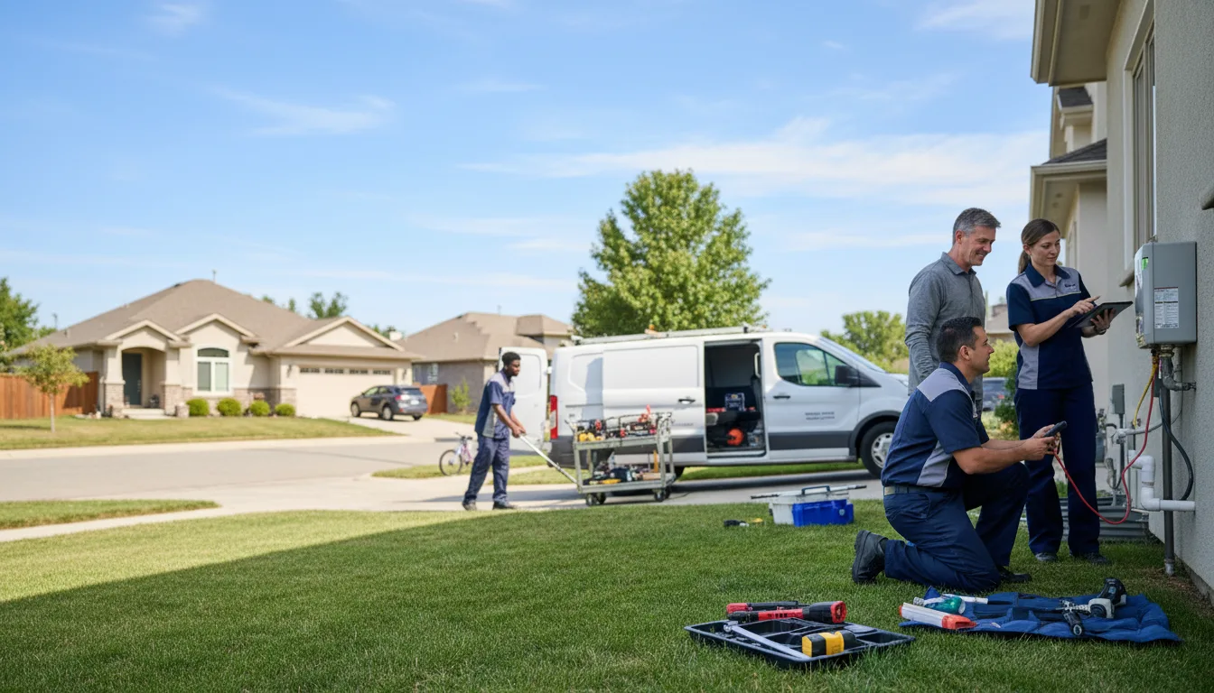 Tankless water heater service in Volant, PA